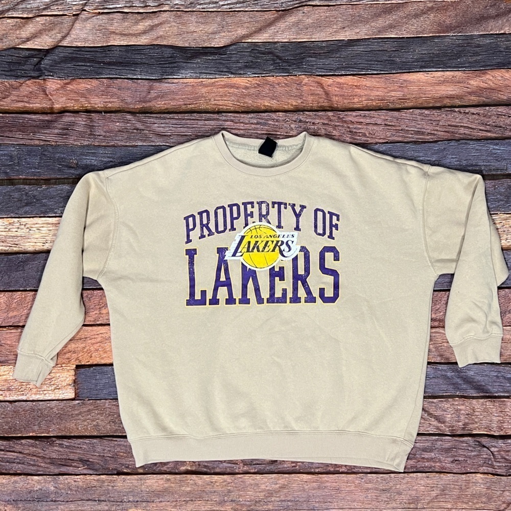 Los Angeles Lakers NBA Basketball Crewneck Sports Sweatshirt